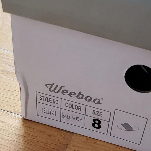 Weeboo Jelly Glitter Sandals NEW - Picture 7 of 9